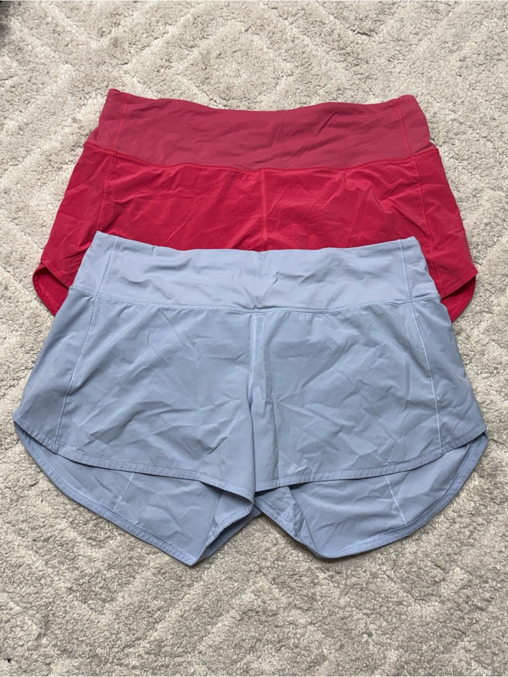 Lululemon Speed Up Shorts 4" Bundle Size 12